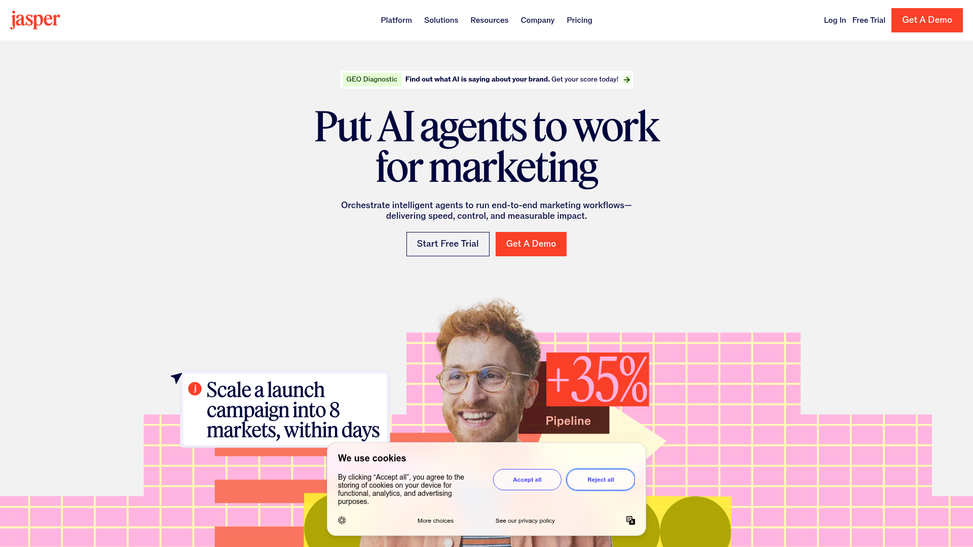 2. Jasper Homepage