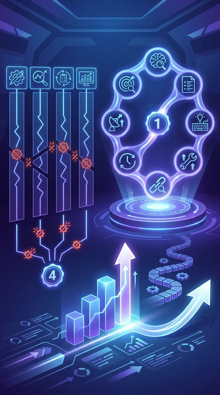 AI marketing trends dashboard infographic