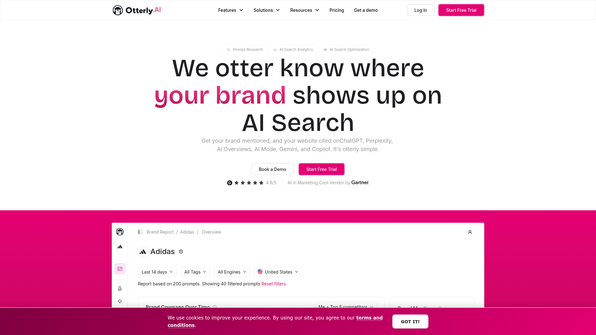 2. Otterly.AI Homepage