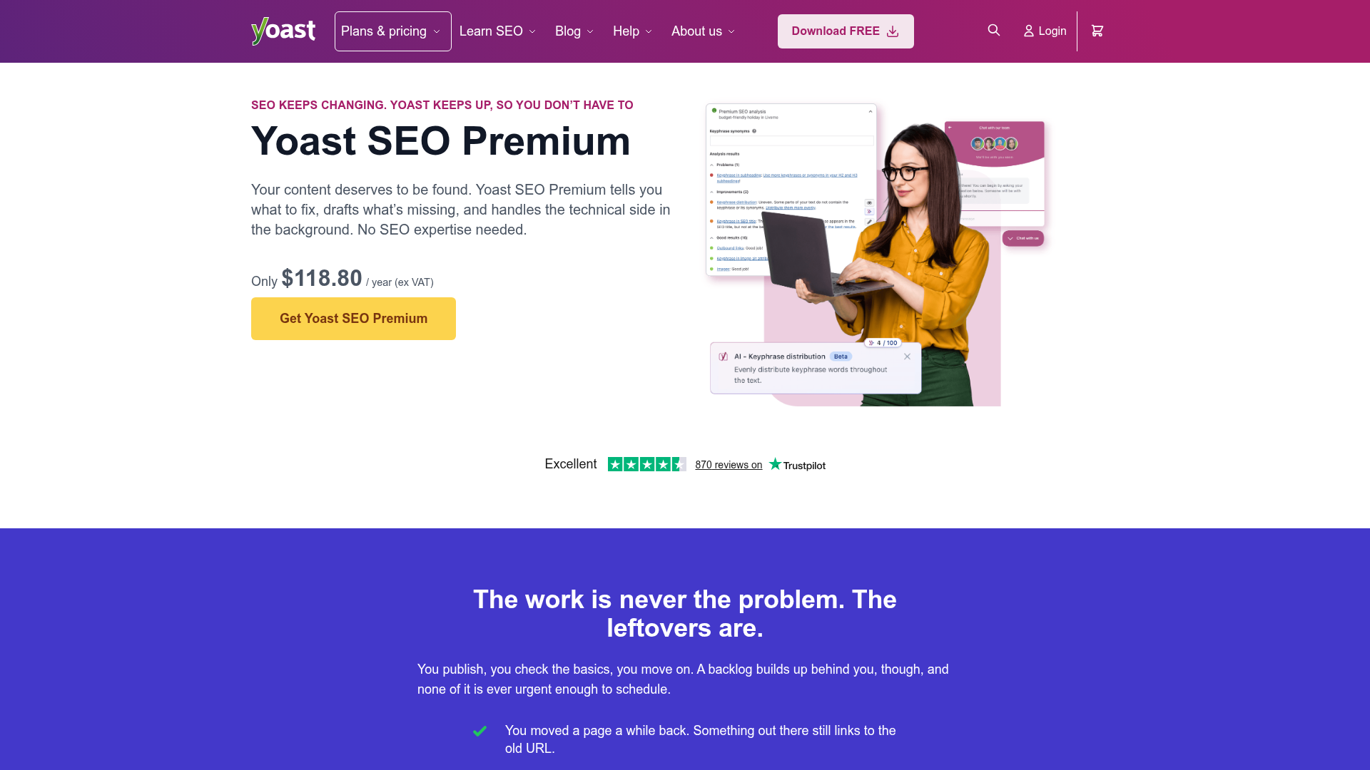 2. Yoast SEO Homepage